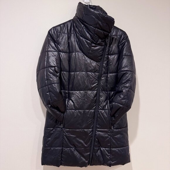 Kenneth Cole Black Puffer Jacket | Size S | Warm & Stylish - Picture 1 of 6